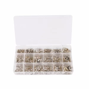 420Pcs/Box 18 in 1 High level Assorted Ring Fork U-type Terminals Assortment Kit Cable Wire Connector Crimp Spade Set Lug