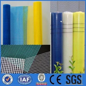 4*4mm plain weave roofing fiber glass mesh, blue alkali resistant fiberglass mesh
