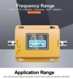 4G repeater signal booster 1800Mhz LTE mobile signal repeater 4G cellphone signal amplifier with Antenna for home or office use