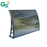 4X4 Outdoor Retractable Sunshade Polycarbonate Awning Bracket Canopy Awning For Carport