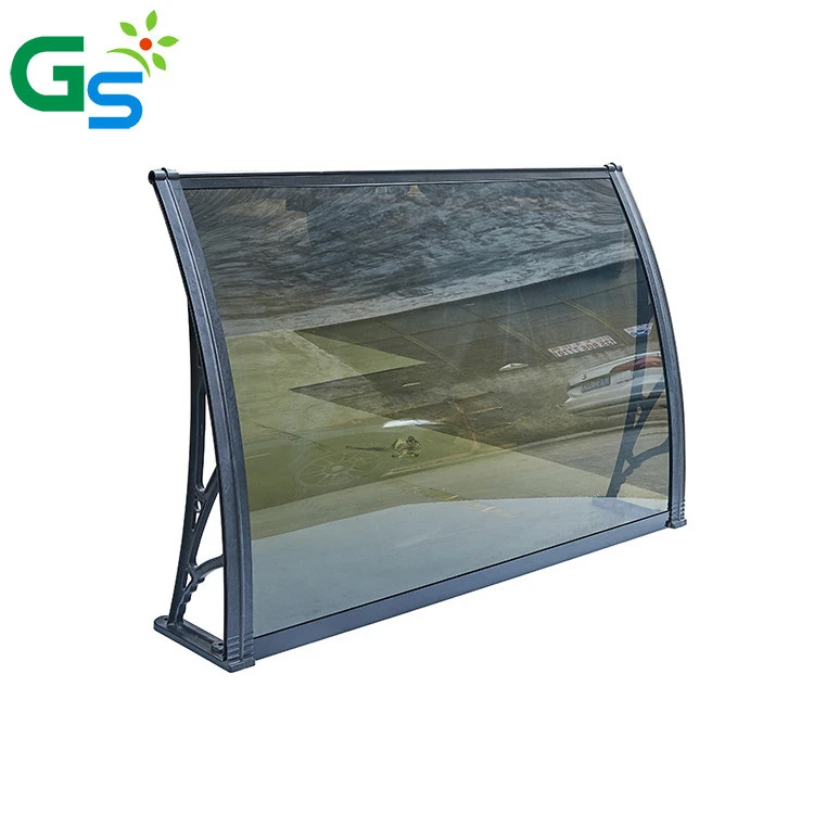 4X4 Outdoor Retractable Sunshade Polycarbonate Awning Bracket Canopy Awning For Carport