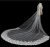 Import 5 Meters Long Wedding Veils Applique Flowers Beads Bridal Veils 0ne Layer Luxury from China