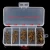 Import 50 pieces Pack Plastic Box Mixed #2  #4  #6  #8  #10  Freshwater Saltwater Treble Fishing Hooks from China