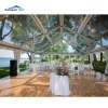 500 People Luxury Transparent Wedding Tent 15x30m Marquee with Clear Roof for sale