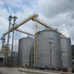 5000t corrugated plate steel grain silo for sale