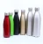 Import 500ml /750ml/1000ml custom logo color double wall Swelling stainless steel thermal vacuum cola shape sport water bottle from China