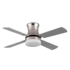 52 inch American European style low profile giant wooden blade KDK ceiling fan with led light source CB CE approved