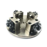 5" 125mm 3 Rollers Diamond Bush Hammer for concrete granite hard rock bush hammer surface