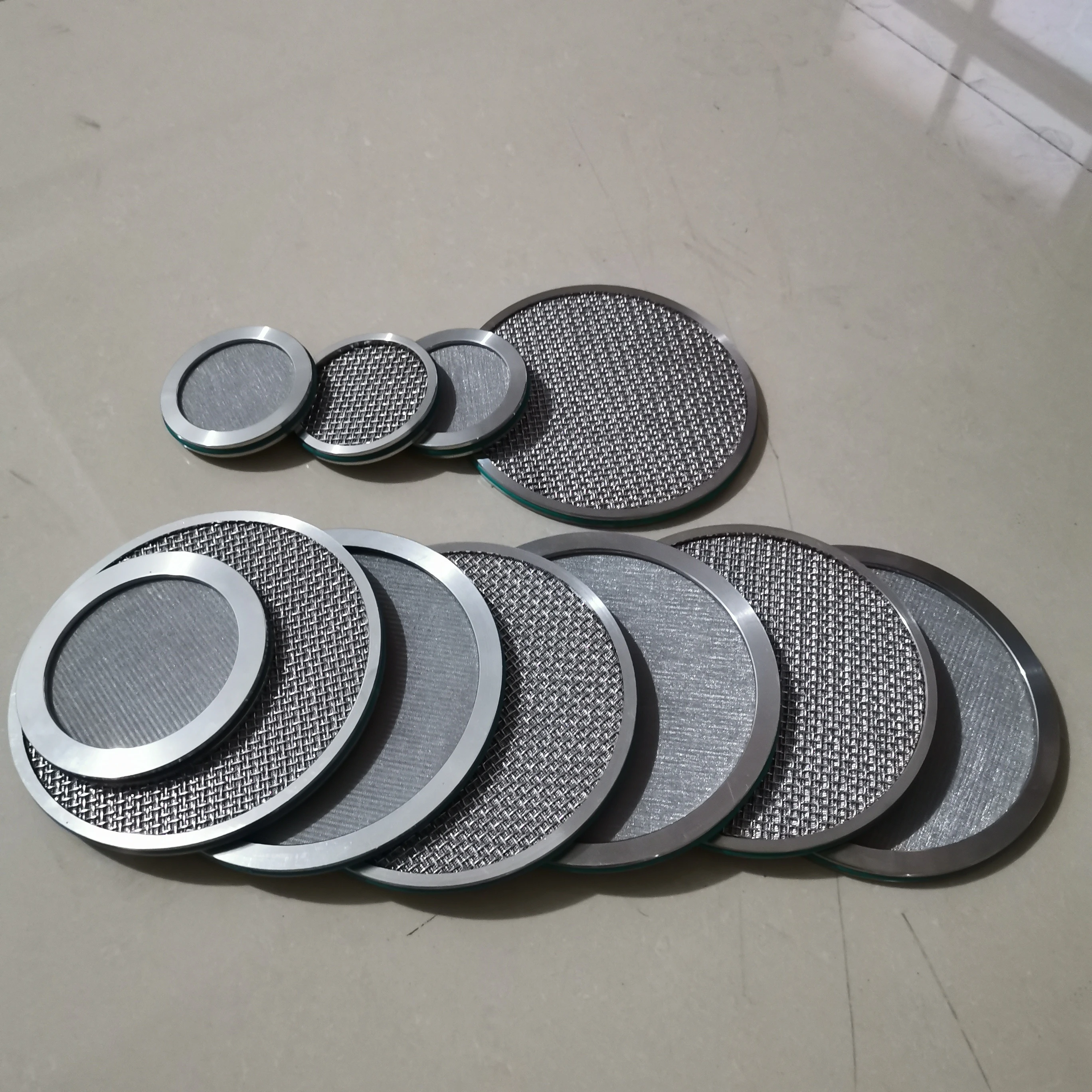 6 inch 1& 5 micron Sintered  Filter Disc use for CRC filter column