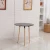 Import 60*60CM Modern Style Big Table with MDF Desktop Wood Legs round design dining table from China