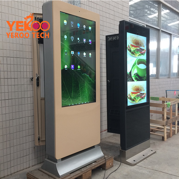 Buy 65 Inch Touchscreen Digital Signage Kiosk Outdoor Advertising Lcd ...