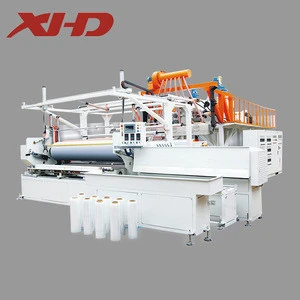 65/100/80*2350 2000mm New Type Fully Automatic High Speed Three Layers or Five Layers Co-extrusion Stretch Film Machine Group