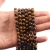 Import 6mm 8mm Faceted Tiger Eye Cube Stone Beads, Natural Tiger Eye Beads Gemstone Hexagon Semiprecious Beads 15.5" Strand from China