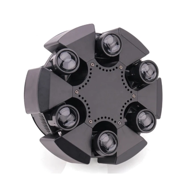 6pc RGBW 4in1 led moving head effect  lights