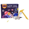 6pcs Real Gemstones for Kids Rock Collection Sciencewith Excavation Tools Storage Bag Archeology Science Gift Gem dig kit