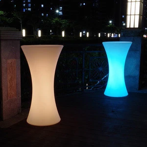 7 Flashing Colour PE LED Cocktail Bar Table(YM-BT60110)