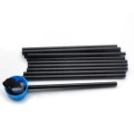 7 Inch Standard Black Wood Crystal Pencil
