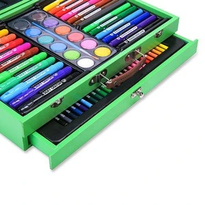76 pieces personalised  professional kid artist oil pastel fineline marker paint pencil drawing art sets for school