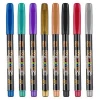 8 Colors Metallic Markers BAOKE Brand MP570 Water Based Metallic Color Pens Set