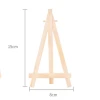 8*15cm High quality customize decoration display easel  mini wood table paint easels for kids mini easel