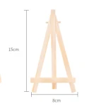8*15cm High quality customize decoration display easel  mini wood table paint easels for kids mini easel