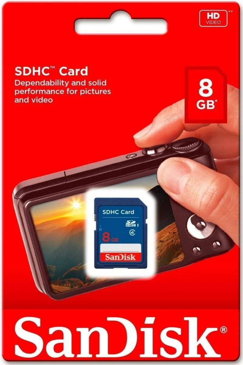 8Gb Sd  Memory Card (Sdsdb-008G-B35)