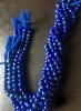 AAA Grade 7mm 8mm round high quality natural round lapis lazuli loose bead Strand