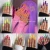 Import ABS New Lovely 24 Colorful Beauty Acrylic Nails Long Fingernails False nail press on from China