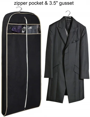 Accessories Zipper Pocket Breathable Suit Clothes Smock Shirt Dress Coat Travel Suit Bag