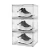 Import Acrylic Folding Side Opening Custom Storage Shoe Box Heavy Duty Clear Plastic Clear Sneakers Plastic Display Shoe Storage Box from China