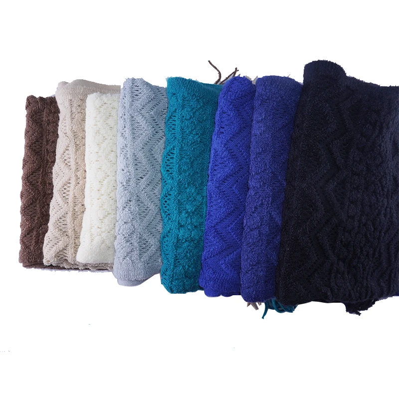 acrylic scarves shawls women woven scarf winter