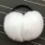 Import Adjustable Length Real fox Fur Earmuffs Ear warmer Plush Headset Winter earmuff from China