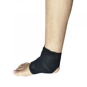 Adjustable Neoprene Copper Ankle Brace Custom Thermo Ankle Compression Brace Support