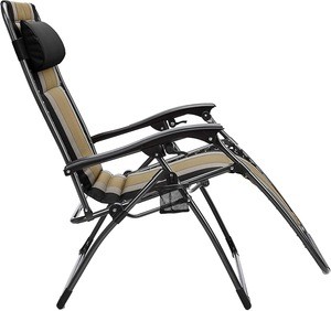 Adjustable padded Zero Gravity Lounge Chair Recliners for Patio, Pool ,beach chair,sun lounger w/Cup Holder