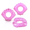 Adult inflatable shell transparent swimming ring