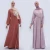 Africa Pakistani ladies Solid Color puff sleeve Long maxi kaftan turkey Islamic Clothing prayer robe muslim dress abaya dubai