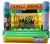 Import Air Jumping bouncer castle inflatable jumping castle with water slide pool from China