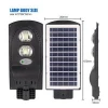 All In One Design Plastic With Motion Sensor Solar Induction Street Lamp