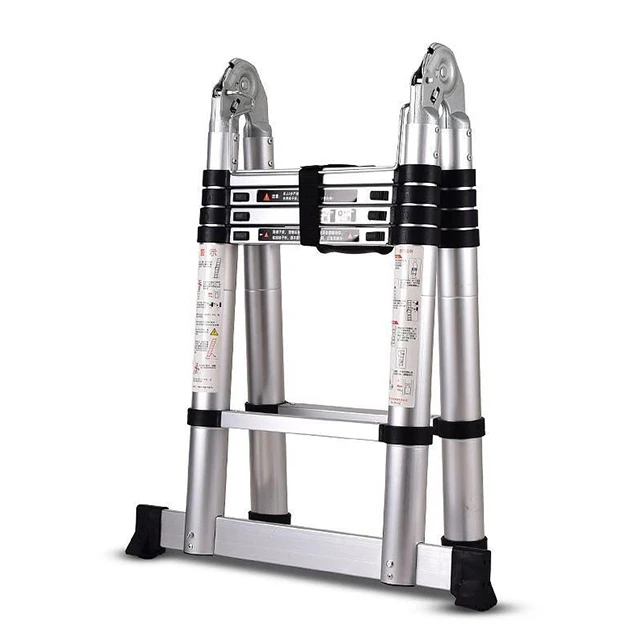 AluminIum multifunctional adjustable telescope step ladders for sale