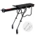 Import Aluminum Alloy Adjustable Folding Seat  Carrier Black Bicycle Luggage Carrier Bike Rear Rack from China