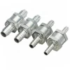 Aluminum alloy check valve for automobile and ship machinery 6/8/10/12 mm, Gasoline diesel fuel line, oil line check valve