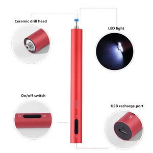 Amazon Hot Electric Nail Drill Equipments With Ceramic Bits and LED Lamp Wholesale Manicure and Pedicure Tools