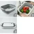 Import Amazon hotsale Multifunction Kitchen Chopping Blocks Sinks Drain Basket Cutting Board Kitchen Accessories from China