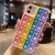 Import Amazon Top Selling Anti Anxiety Push Bubble Friendly Silicone Case for IPhone 13 12 11 Pro Max Cell Phone Case Custom Pattern from China