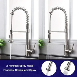 Amazon/Ebay hot selling  Pull out Kitchen Faucet,Single Level Stainless Steel Kitchen Sink Faucets with Pull down