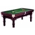 Import American 8 foot solid wood billiard table / rock pool table from China