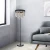 Import American style retro minimalist vintage stand lamp decorative crystal floor lamps for living room floor lamps from China