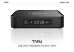 Amlogic S905X T95M android tv box av cable Built in 2.4G WiFi internet hdd media player rohs full hd 1080p android tv box