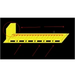 Anti-terrorist heavy duty solid A3 material hydraulic remote road blocker with the traffic barrier and spike