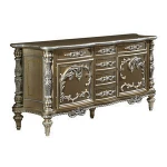 Antique Bedroom Set Furniture Solid Wooden TV Cabinet With 2 Door
